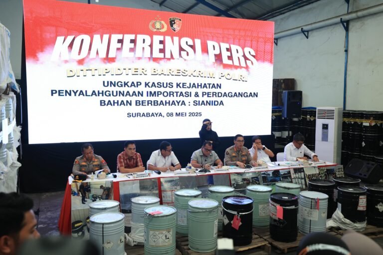 Kemendag RI Apresiasi Polri yang Berhasil Bongkar Perdagangan Ilegal Sianida di Jawa Timur