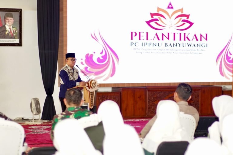 Hadiri Pelantikan Pelajar Putri NU, Wabup Banyuwangi: Harus Kolaboratif