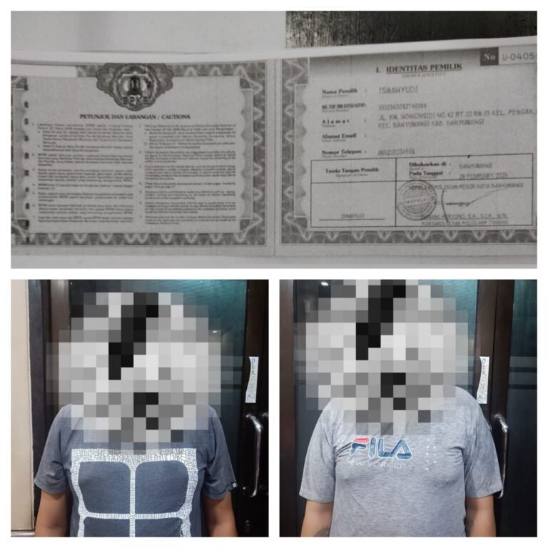 Satreskrim Polresta Banyuwangi Bekuk Dua Debt Collector Diduga Rampas Motor Warga