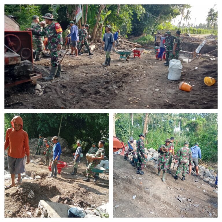 Persiapan TMMD 125 Kodim 0825/Banyuwangi Berjalan Produktif di Siliragung, Fokus pada Pembangunan Jembatan