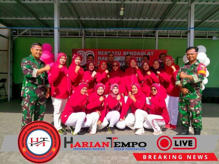 Anggota Koramil dan Persit Rogojampi Meriahkan HUT RI ke-80 dengan Berbagai Lomba