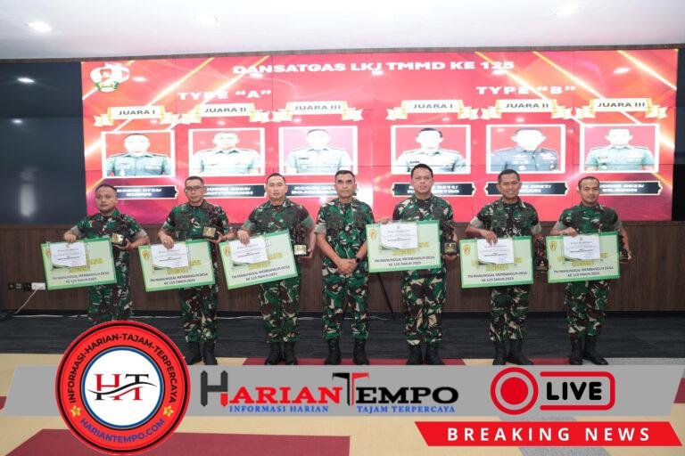 Kerja Nyata Kodim 0825/Banyuwangi Torehkan Prestasi Gemilang di TMMD ke-125, Raih Tiga Penghargaan Piala KASAD Sekaligus