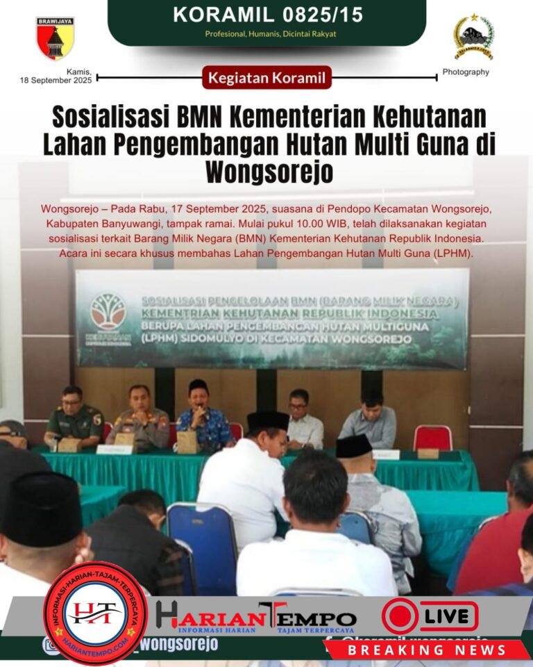 Sosialisasi BMN Kementerian Kehutanan: Lahan Pengembangan Hutan Multi Guna di Wongsorejo