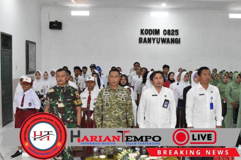 Sosialisasi dan Penyuluhan Bahaya Narkoba, HIV/AIDS, Pornografi, dan LGBT Kepada Keluarga Besar TNI Kodim 0825/Banyuwangi
