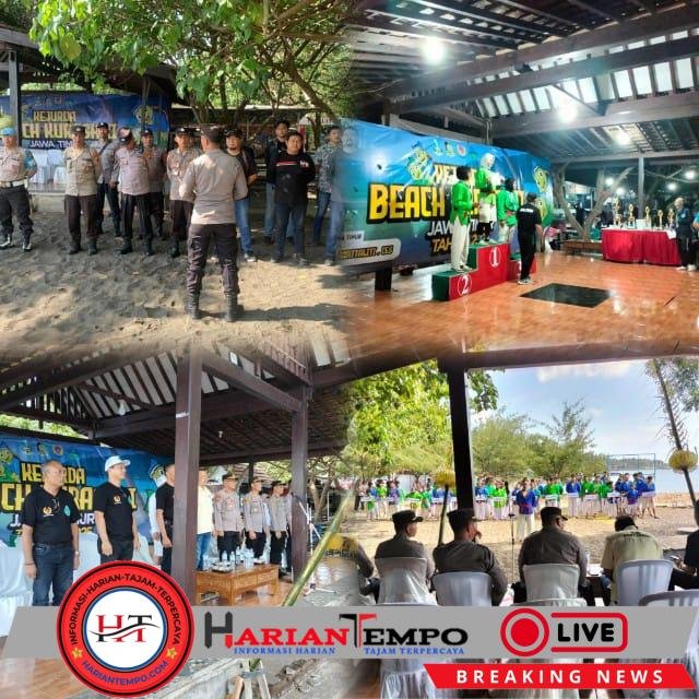 Kejurda Beach Kurash II Jatim 2025 Resmi Dibuka di Pantai Cacalan, Banyuwangi. Polsek Kalipuro Pastikan Pengamanan Aman dan Kondusif