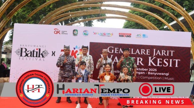Kasdim 0825/Banyuwangi Hadiri Festival Batik “Gamelare Jarit Wader Kesit”, Paduan Budaya, Elegansi, dan Cinta Tanah Air