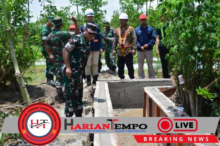 Air Mengalir, Harapan Tumbuh: Danrem 083/Bdj Dampingi Petani Wujudkan Kemandirian Pangan