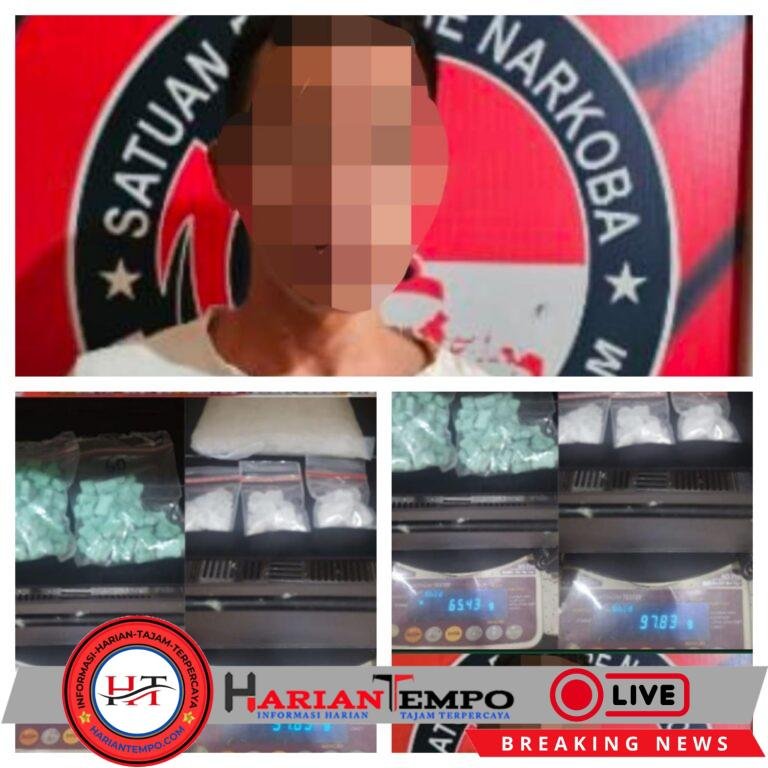 BERITA MENGHEBOHKAN “PENGEDAR KELAS BERAT DIBEKUK DENGAN 150 BUTIR EKSTASI & SABU SEBERAT 97 GRAM DI DESA SELEMAN
