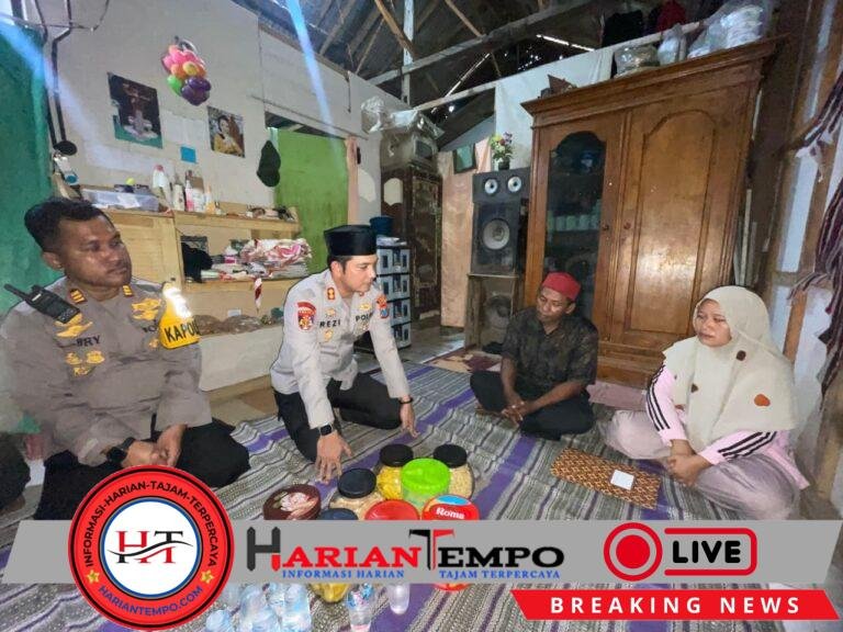 Kapolres Situbondo Beri Santunan untuk Keluarga Korban Ambruknya Atap Asrama Ponpes di Besuki