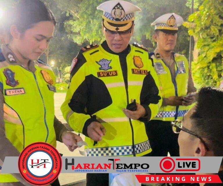 Polisi Gelar Razia Pengemudi Usai Pesta Halloween di Surabaya, Antisipasi Laka Lantas