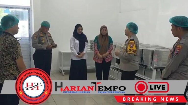 Kapolres Pelabuhan Tanjung Perak Tinjau Kesiapan SPPG, Dukung Program Pemenuhan Gizi Nasional