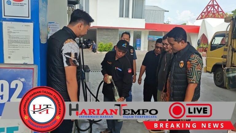 Polisi Bersama Pemkab Ponorogo Sidak Sejumlah SPBU Cek BBM Pertalite
