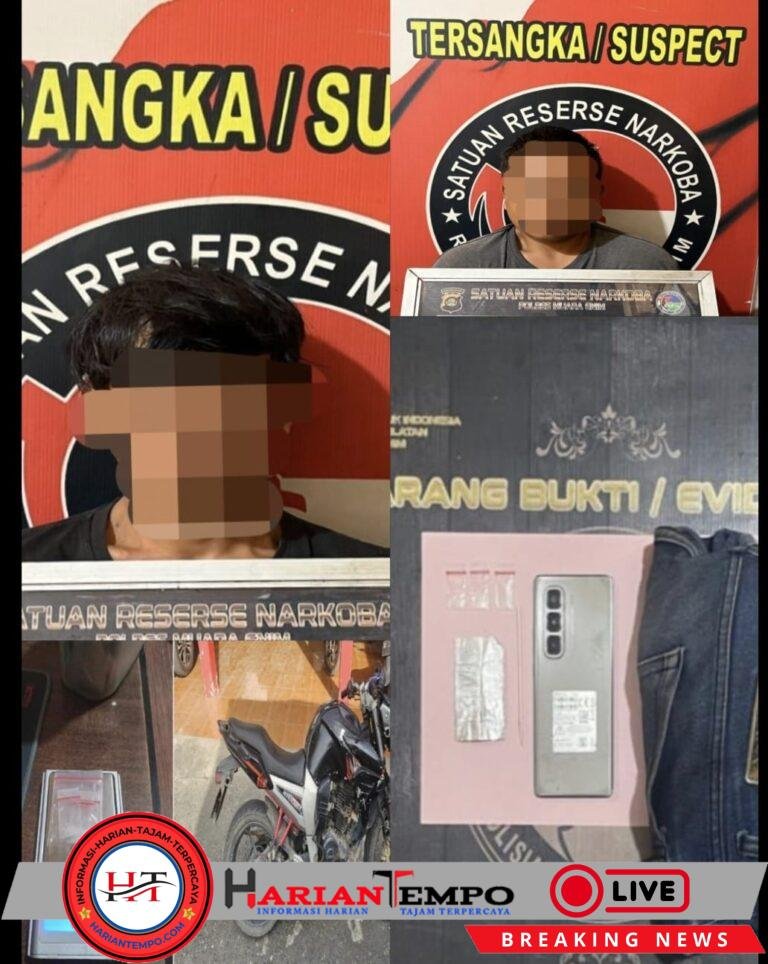 Aksi Cepat Satresnarkoba Muara Enim! Dua Pengedar Sabu Diringkus di Hari yang Sama