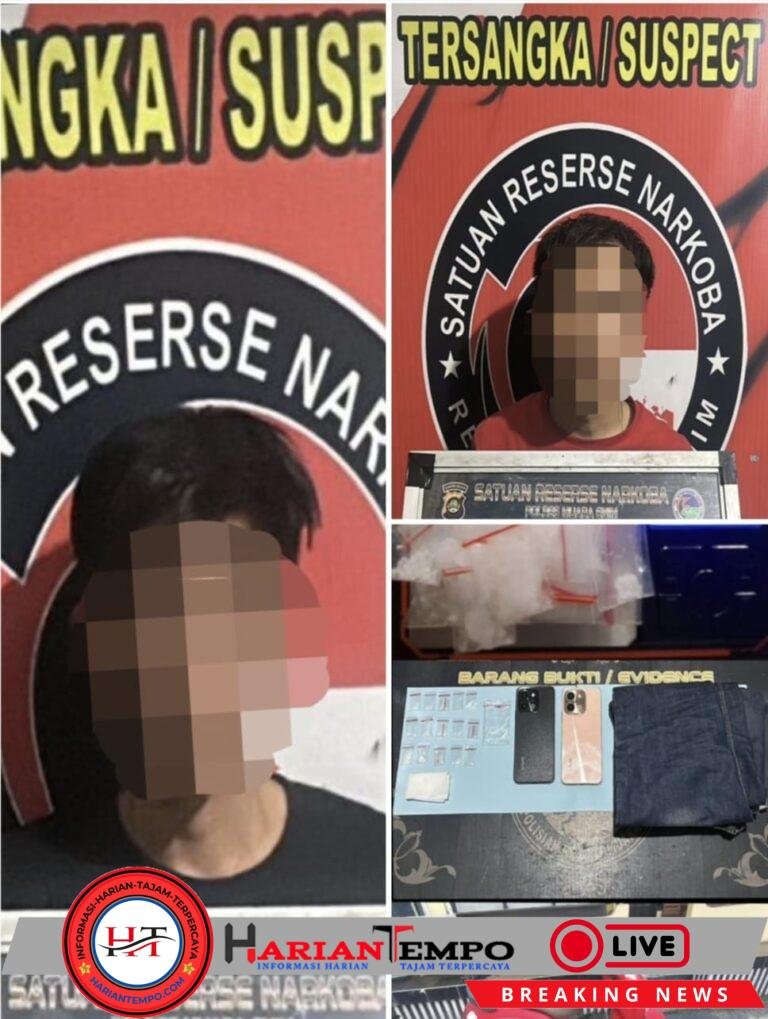 Tak Kenal Lelah, Polsek Lawang Kidul Tumbangkan Dua Pengedar Sabu di Aksi Heroik Dini Hari