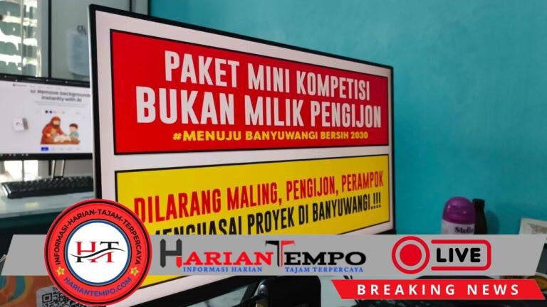 Puskaptis Banyuwangi Gelar Aksi Damai di Depan Dinas PU CKPP: Soroti Dugaan Permainan dalam Proses Mini Kompetisi
