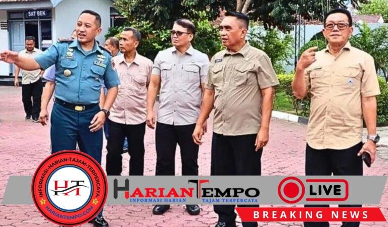 Danlanal Banyuwangi Dampingi Kunjungan Tim Yayasan Sosial Bhumyamca di Banyuwangi