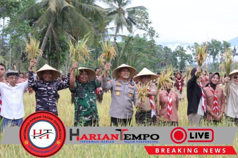 Sempu Bergerak! TNI – POLRI Bersama Pemkab Banyuwangi Wujudkan Swasembada Pangan Lewat Panen Padi dan Tanam Jagung Kuartal IV