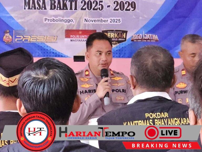 Polres Probolinggo Kukuhkan Pokdar Kamtibmas