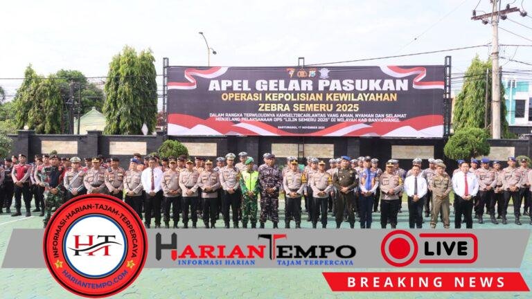 Anggota Kodim 0825/Banyuwangi Perkuat Barisan Operasi Zebra 2025: Ada Pesan Penting untuk Warga Banyuwangi