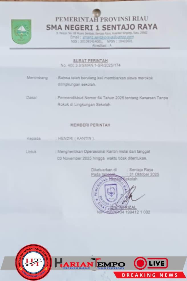 Bayang Diskriminasi di SMA Negeri 1 Sentajo: Ketika Hati Nurani Tergusur oleh Kuasa