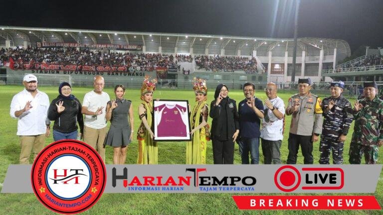 Kasdim 0825/Banyuwangi Hadiri Momentum Kebangkitan Baru Persewangi di Ultah ke-55 & Launching Jersey